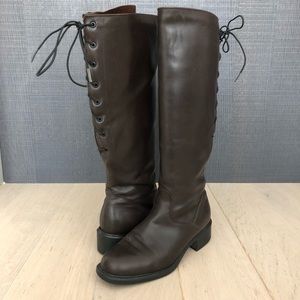 Martins Leather Lace-up Boots